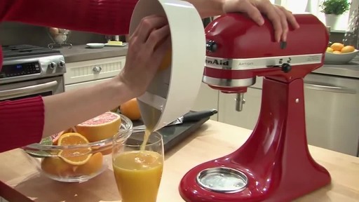 KitchenAid Citrus Juicer Attachment - image 4 from the video
