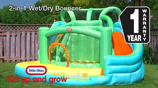  Little Tikes 2-in-1 Wet Dry Bouncer - image 10 from the video