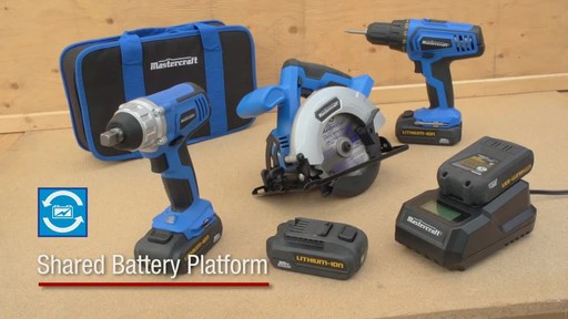 Mastercraft 20v Max Lithium-Ion Cordless Drill and Driver - image 8 from the video