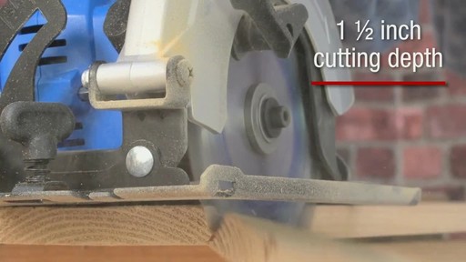 The Mastercraft 20-volt Lithium-Ion Cordless Circular Saw - image 3 from the video