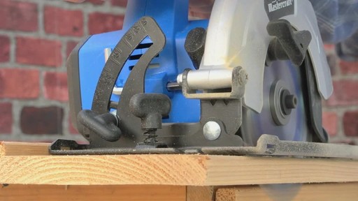 The Mastercraft 20-volt Lithium-Ion Cordless Circular Saw - image 8 from the video