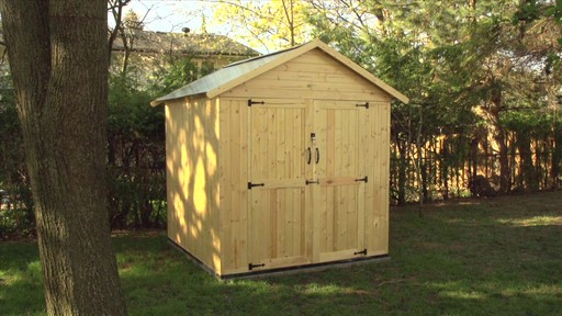 Covered Wood Shed