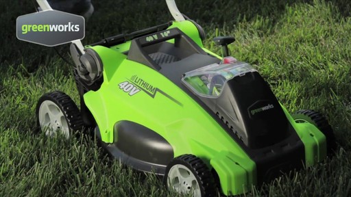 Greenworks 40V 16-in Cordless Lawn Mower - image 4 from the video