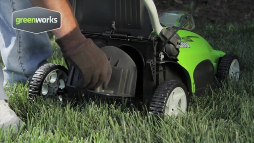 Greenworks 40V 16-in Cordless Lawn Mower - image 5 from the video