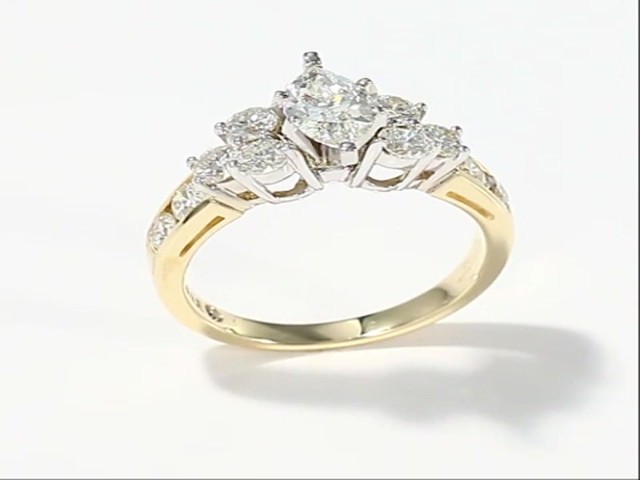 Leo Engagement Ring|1 34 ct tw Diamonds|14K Two-Tone Gold - image 6 ...