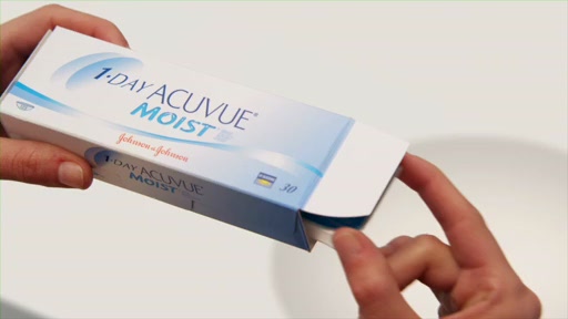 1-Day Acuvue Moist product | VisionDirect.com - image 1 from the video