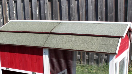 Old Red Barn Chicken Coop by Precision Pet - image 6 from the video