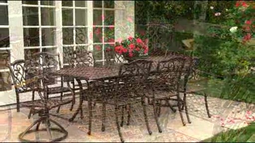 Lagos 9-piece Patio Dining Set - image 10 from the video