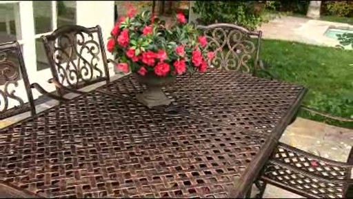 Lagos 9-piece Patio Dining Set - image 9 from the video