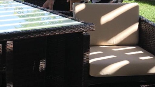 Rome 9-piece Patio Dining Set - image 3 from the video