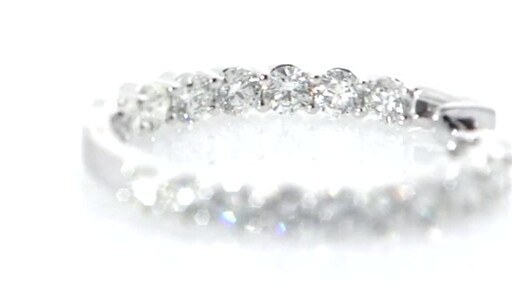 Diamond Hoop Earrings - image 3 from the video