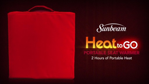 Sunbeam® Heat to Go Stadium Seat - image 10 from the video