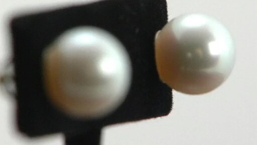 Akoya Cultured Pearl Earrings (9mm) - image 7 from the video