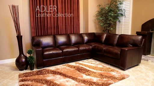 Adler Leather Sectional - image 2 from the video