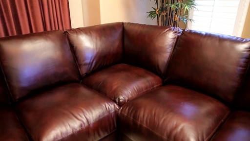 Adler Leather Sectional - image 3 from the video