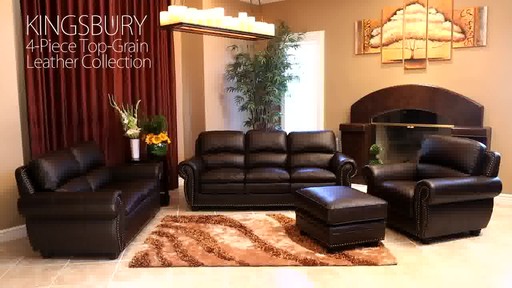 Kingsbury 4-piece Leather Set - image 1 from the video