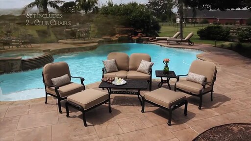San Paulo 7-piece Patio Deep Seating Collection - image 2 from the video