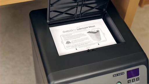 GoECOlife 20-Sheet Micro-cut Under Desk Shredder - image 9 from the video