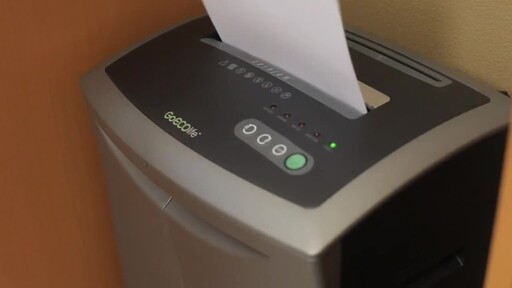 GoECOlife 12-Sheet Cross-cut Commercial Shredder - image 10 from the video