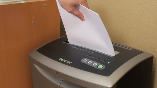 GoECOlife 12-Sheet Cross-cut Commercial Shredder - image 7 from the video