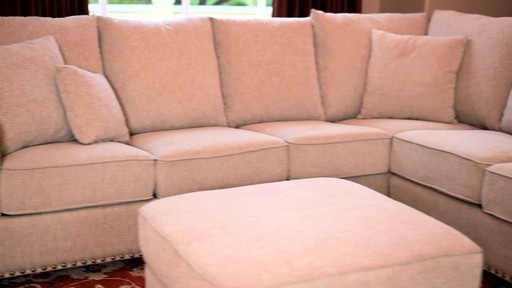 Monte Carlo 2-piece Fabric Sectional and Ottoman - image 3 from the video