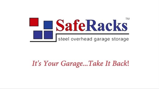 saferacks 4 x8 overhead garage storage rack 9