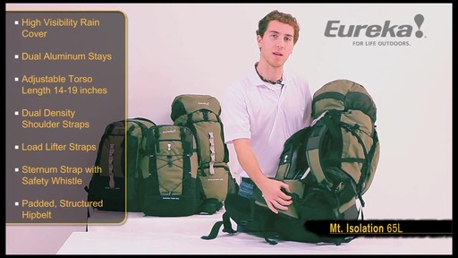 EUREKA Mt Isolation 65L Backpack - image 6 from the video