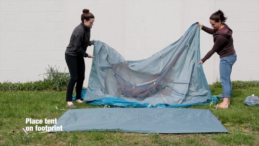 How to set up the EMS Sugar Shack 2 Tent: Eastern Mountain Sports - image 2 from the video