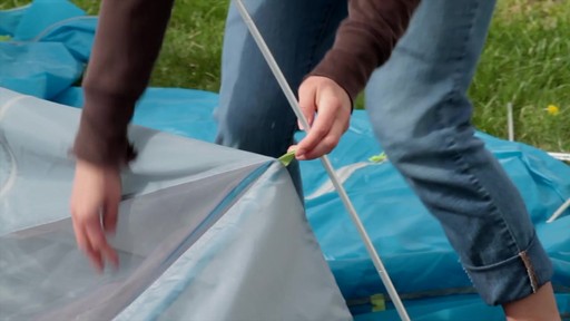 How to set up the EMS Sugar Shack 2 Tent: Eastern Mountain Sports - image 5 from the video