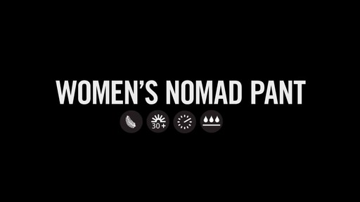 EXOFFICIO Women's Nomad Roll-Up Pants - image 1 from the video