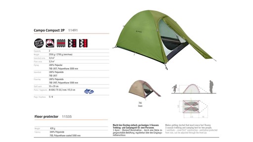 VAUDE Campo 2P Tent - image 1 from the video