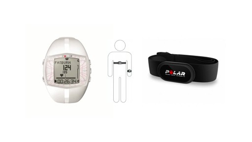 POLAR FT40 F Heart Rate Monitor, White - image 2 from the video