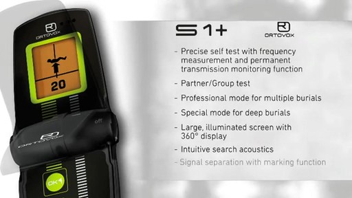 ORTOVOX S1  Avalanche Transceiver - image 10 from the video