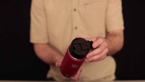 HYDRO FLASK Wide-Mouth Water Bottle with Hydro Flip Lid, 18 oz.  - image 3 from the video