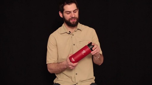 HYDRO FLASK Wide-Mouth Water Bottle with Hydro Flip Lid, 18 oz.  - image 6 from the video