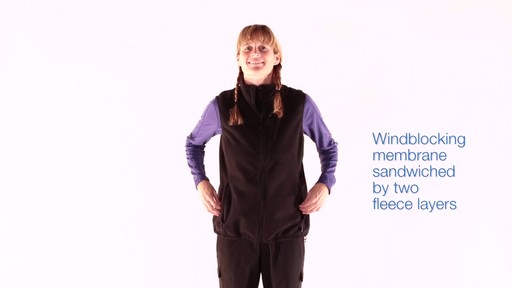 EMS Women's WindFactor Fleece Vest - image 6 from the video