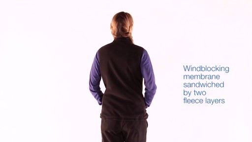 EMS Women's WindFactor Fleece Vest - image 7 from the video