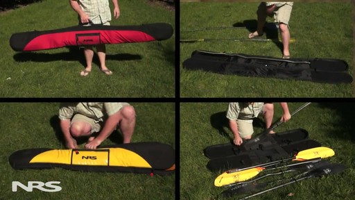 NRS Two-Piece Kayak Paddle Bag - image 1 from the video