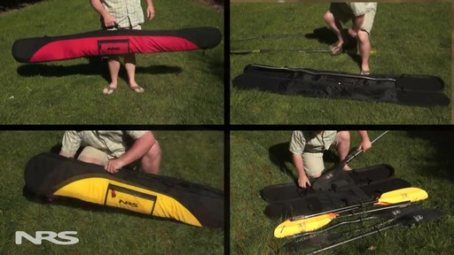 NRS Two-Piece Kayak Paddle Bag - image 9 from the video