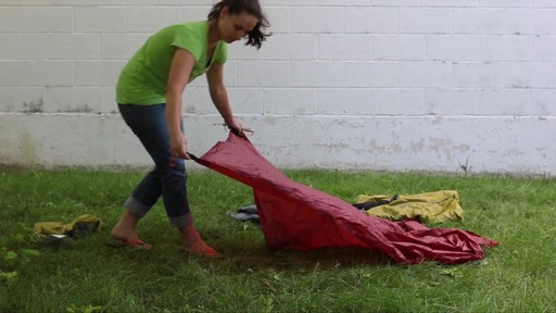 How to set up the EMS Velocity 2 Tent: Eastern Mountain Sports - image 2 from the video
