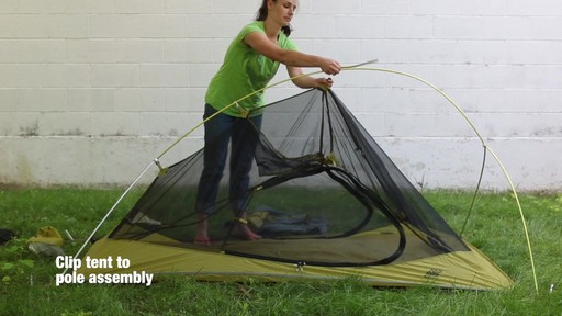 How to set up the EMS Velocity 2 Tent: Eastern Mountain Sports - image 6 from the video