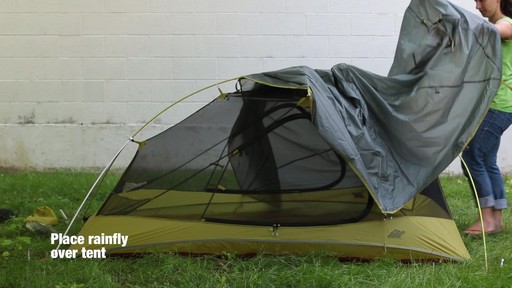 How to set up the EMS Velocity 2 Tent: Eastern Mountain Sports - image 7 from the video