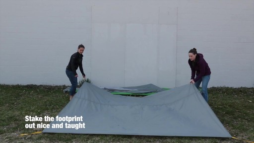 How to set up the EMS Big Easy 6 Tent: Eastern Mountain Sports - image 1 from the video