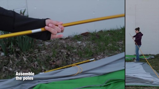 How to set up the EMS Big Easy 6 Tent: Eastern Mountain Sports - image 2 from the video