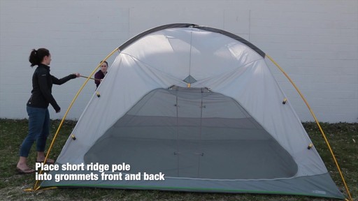 How to set up the EMS Big Easy 6 Tent: Eastern Mountain Sports - image 4 from the video