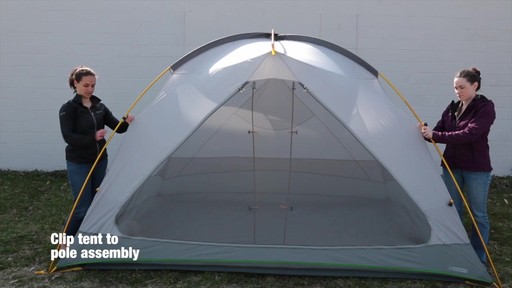 How to set up the EMS Big Easy 6 Tent: Eastern Mountain Sports - image 5 from the video
