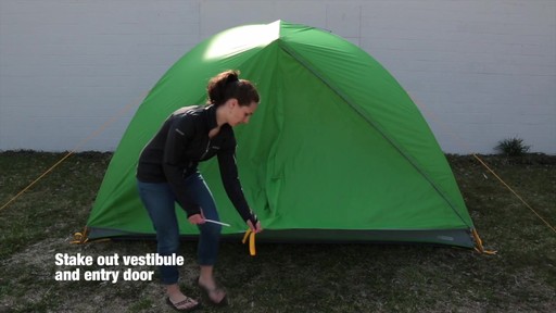How to set up the EMS Big Easy 6 Tent: Eastern Mountain Sports - image 8 from the video