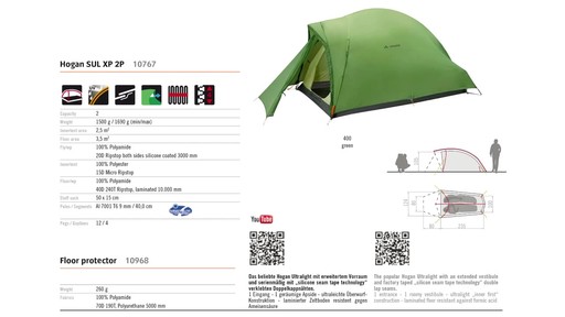 VAUDE Hogan 2P Tent - image 1 from the video