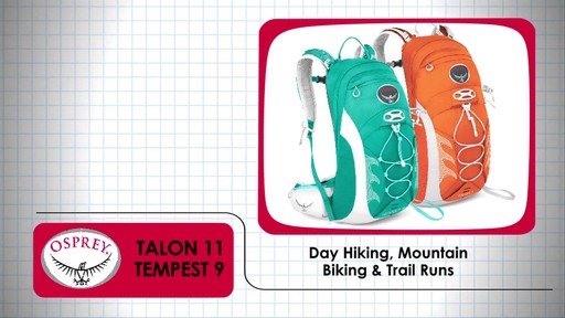 OSPREY Talon 11 & Tempest 9 Packs - image 1 from the video