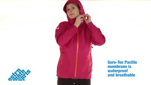EMS Women's Deluge Rain Jacket - image 3 from the video